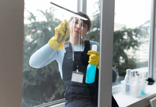 Nettoyage de vitres intérieures et extérieures à Saint-Léon-sur-l'Isle